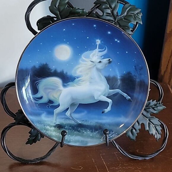 Franklin Mint Other - Vintage Franklin Mint "The Diamond Unicorn" Porcelain 8" Plate
